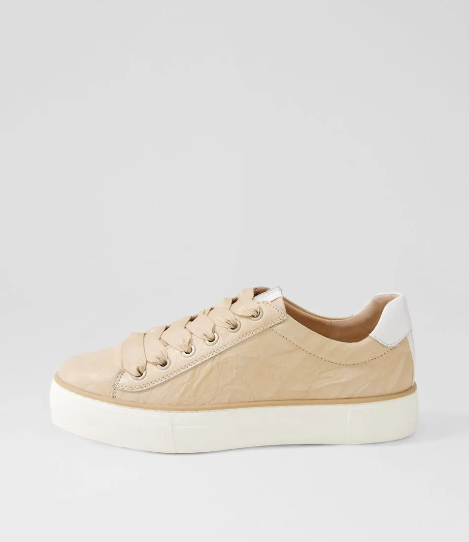 DJANGO & JULIETTE Finni Nude Shine White Multi Sneakers