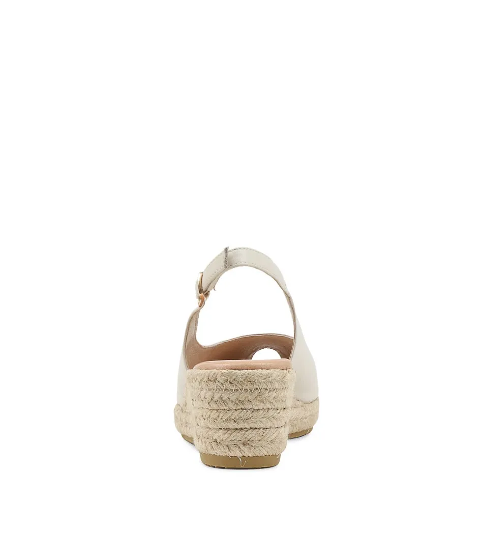 DJANGO & JULIETTE Saniarly Almond Natural Rope Leather Sandals