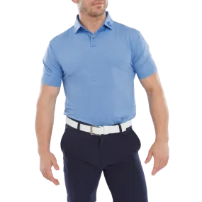 Essential Heather Self Collar Polo