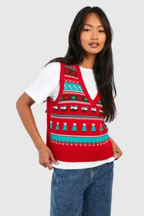 Fairisle Christmas Tank