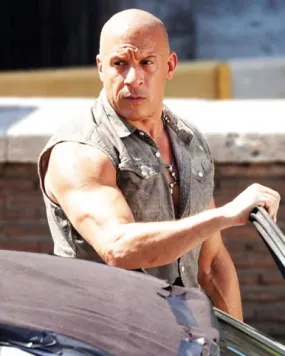 Fast X Movie 2023 Vin Diesel Grey Vest