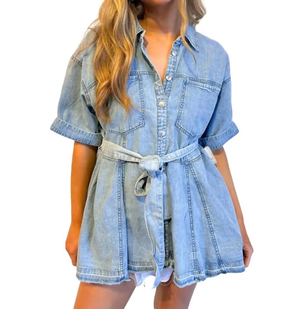 Free People - Jenny Denim Tunic