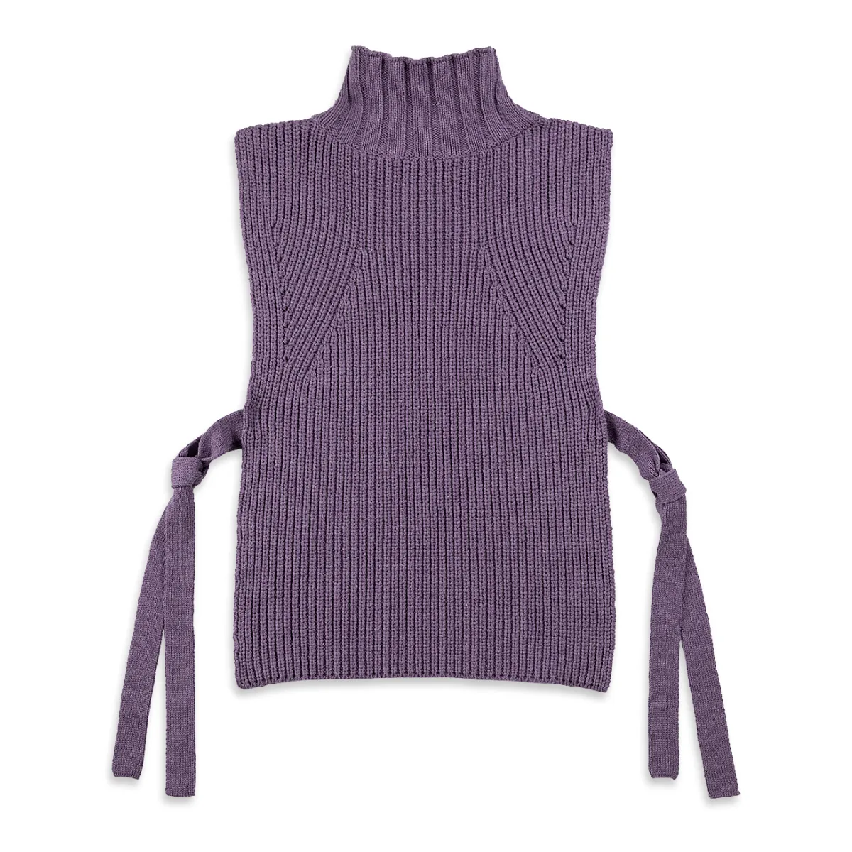 Future Classics   Roll neck Knit Vest Meadow Violet