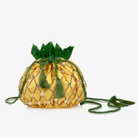 Girls Yellow Pineapple Bag (30cm)