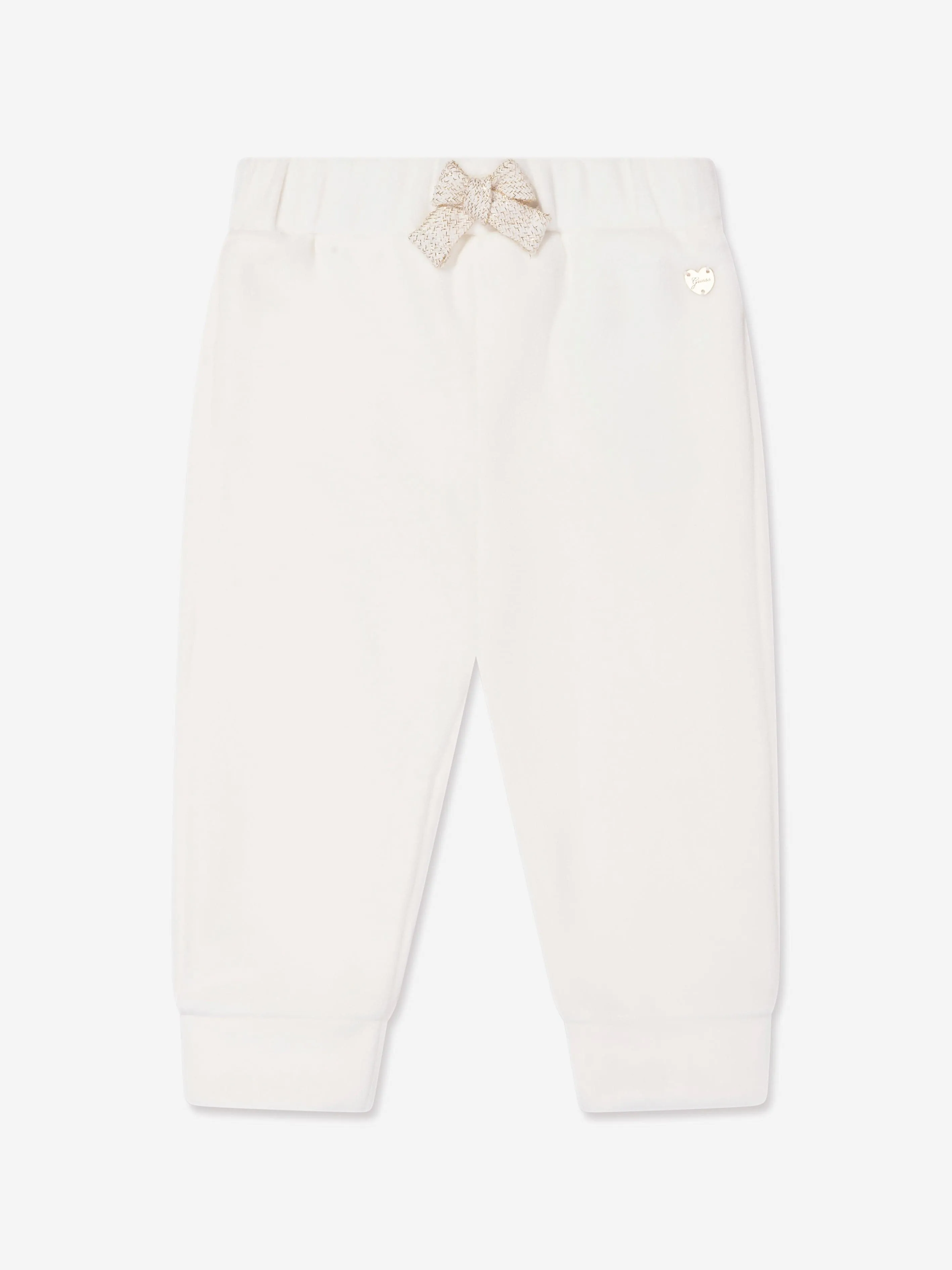 Guess Baby Girls Logo Tracksuit in Ivory