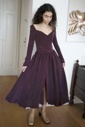 Jessa Dress - Burgundy