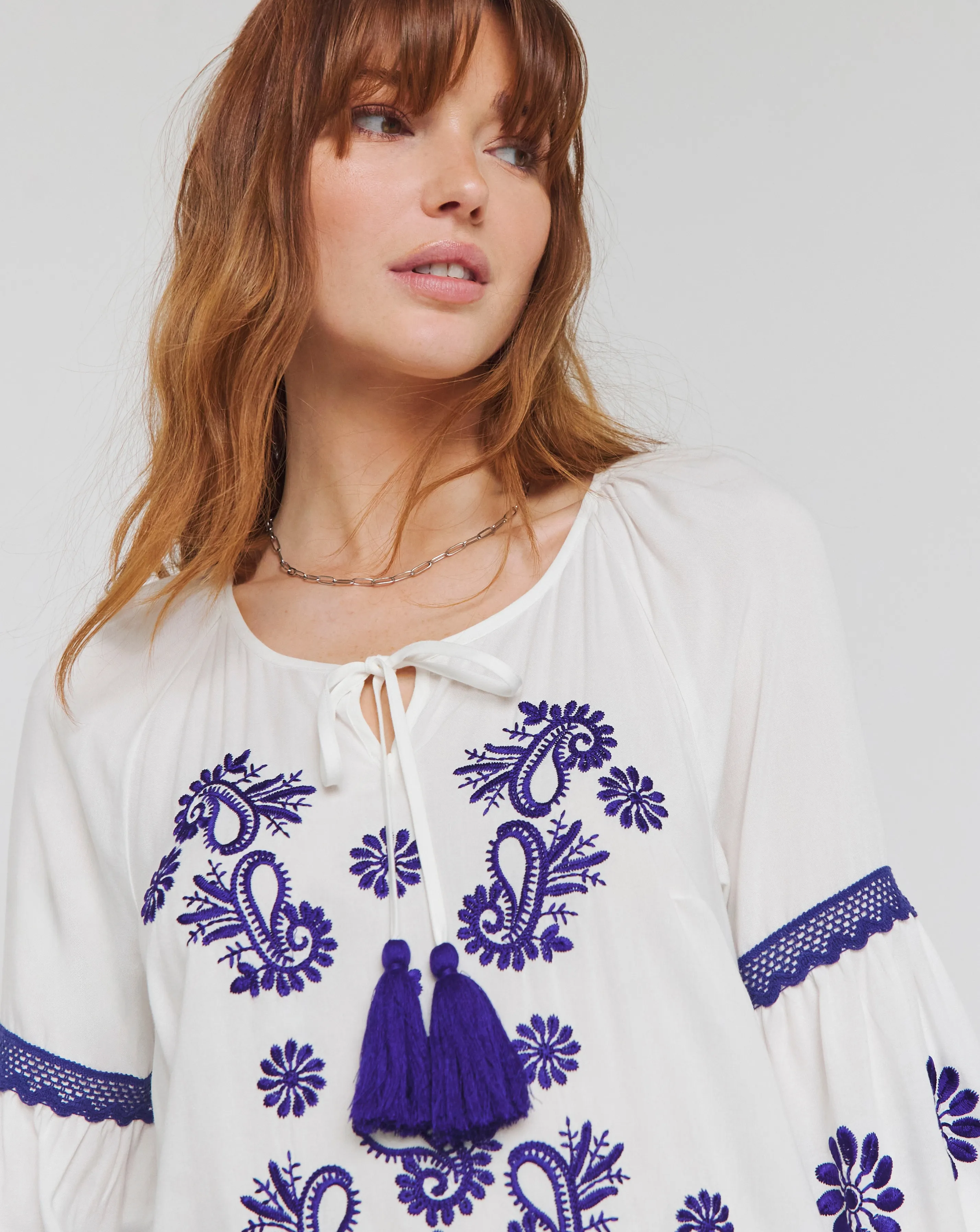 Joe Browns Santorini Embroidered Boho Tunic | Simply Be