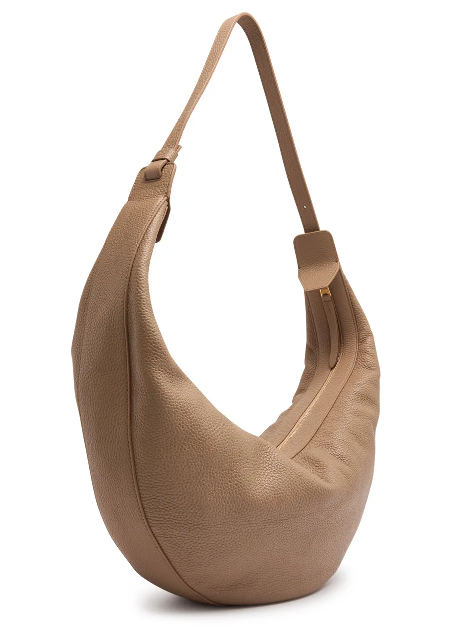 KHAITE Augustina grained leather hobo bag  -                         -                     -                