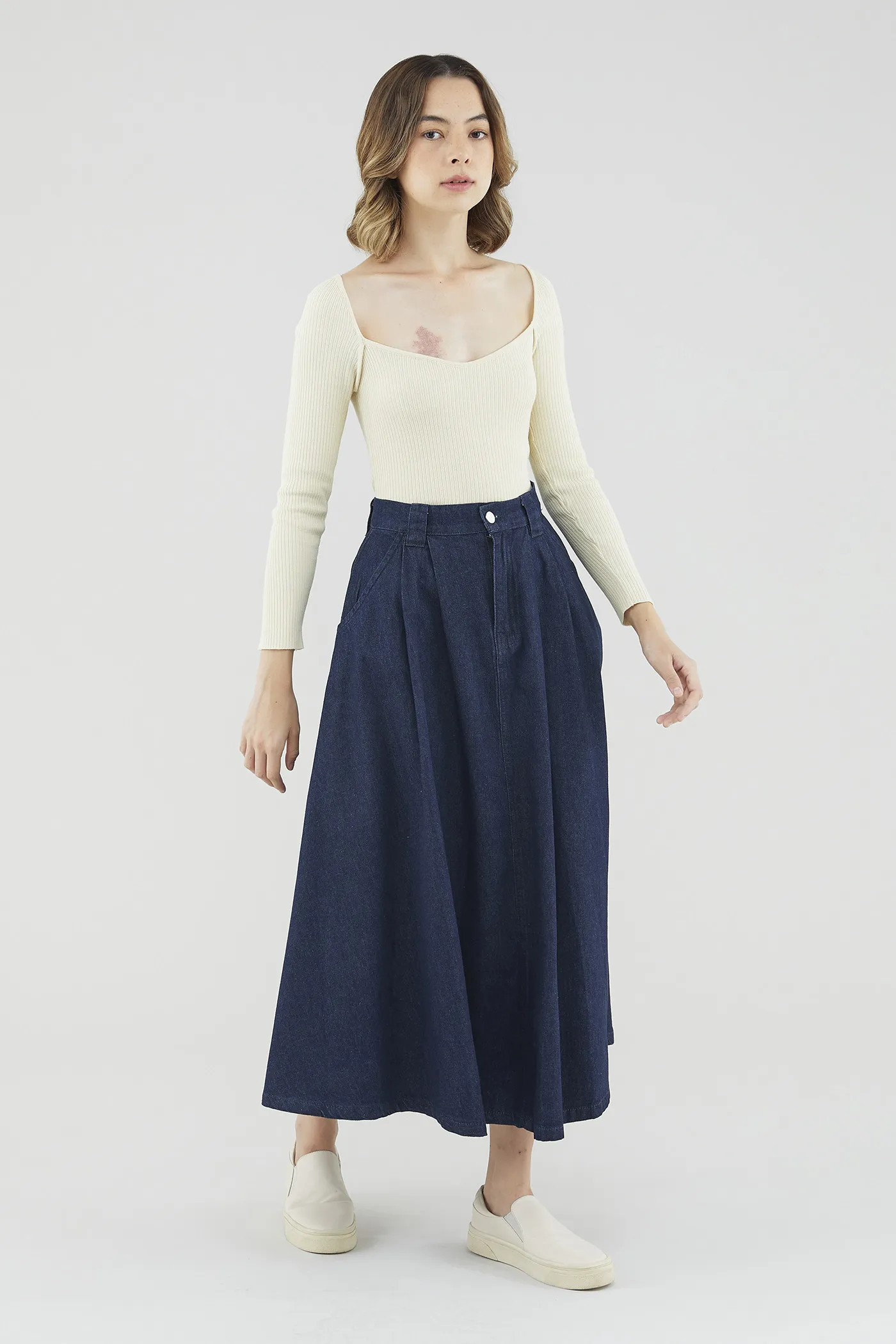 Kindall Denim Skirt 