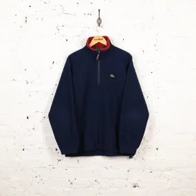 Lacoste 1/4 Zip Fleece - Blue - L