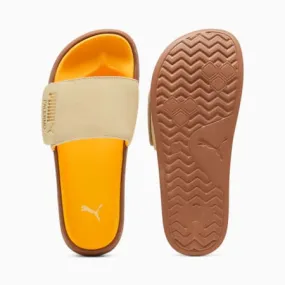 Leadcat 2.0 Palermo Foil Slides Unisex | Creamy Vanilla-PUMA Gold-Tangerine-Gum | PUMA Shop All Puma | PUMA 