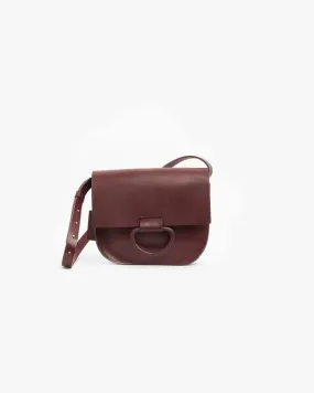 Logan Saddle Bag in Oxblood