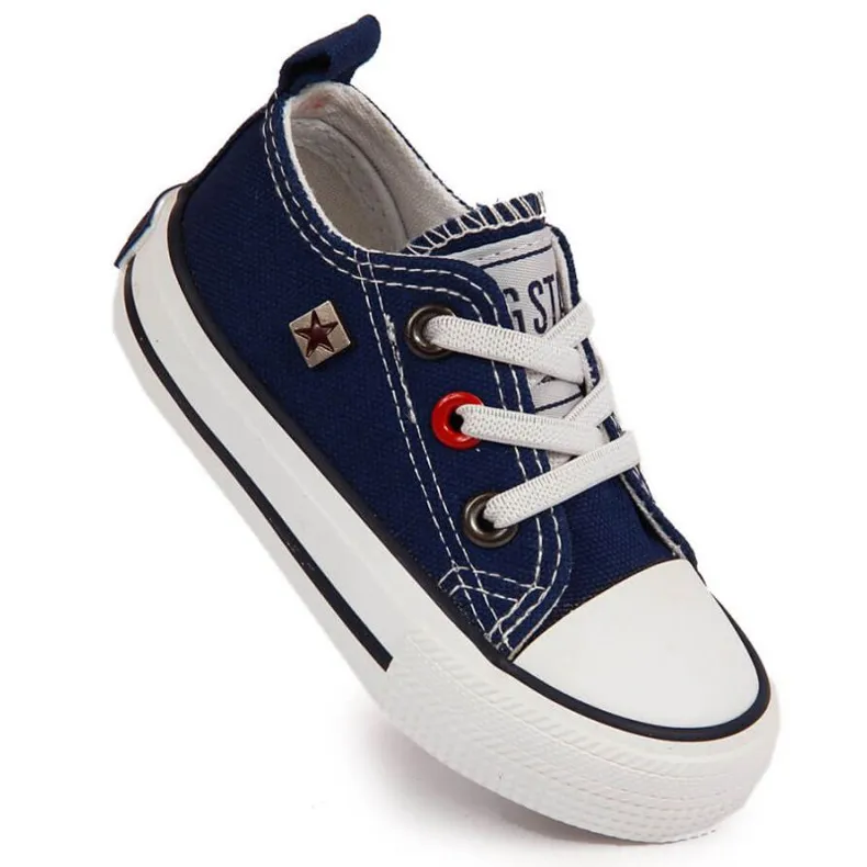 Low-top sneakers Big Star Jr HH374195 navy blue black