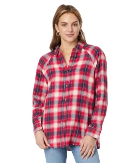 Lucky Brand Oversized Plaid Tunic