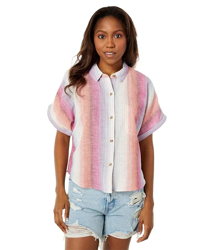 Lucky Brand Relaxed Susie Slub Workwear Shirt Women's