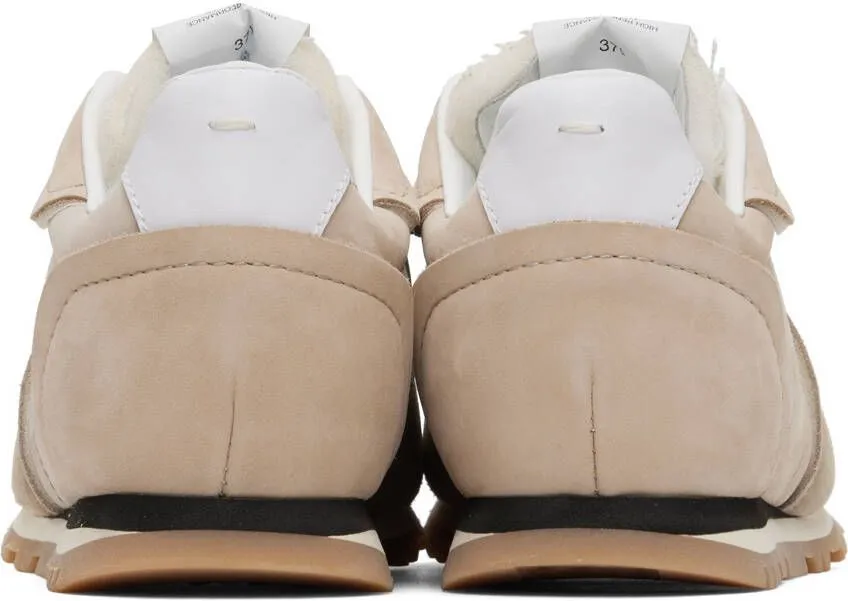 Maison Margiela Beige Retro Runner Sneakers