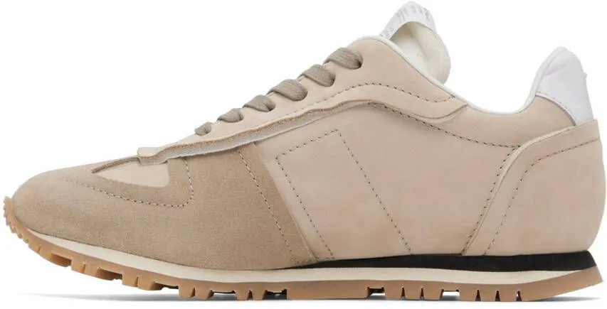 Maison Margiela Beige Retro Runner Sneakers