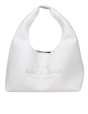 MARC JACOBS WHITE LEATHER THE SACK BAG