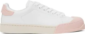 Marni White & Pink Dada Bumper Sneakers