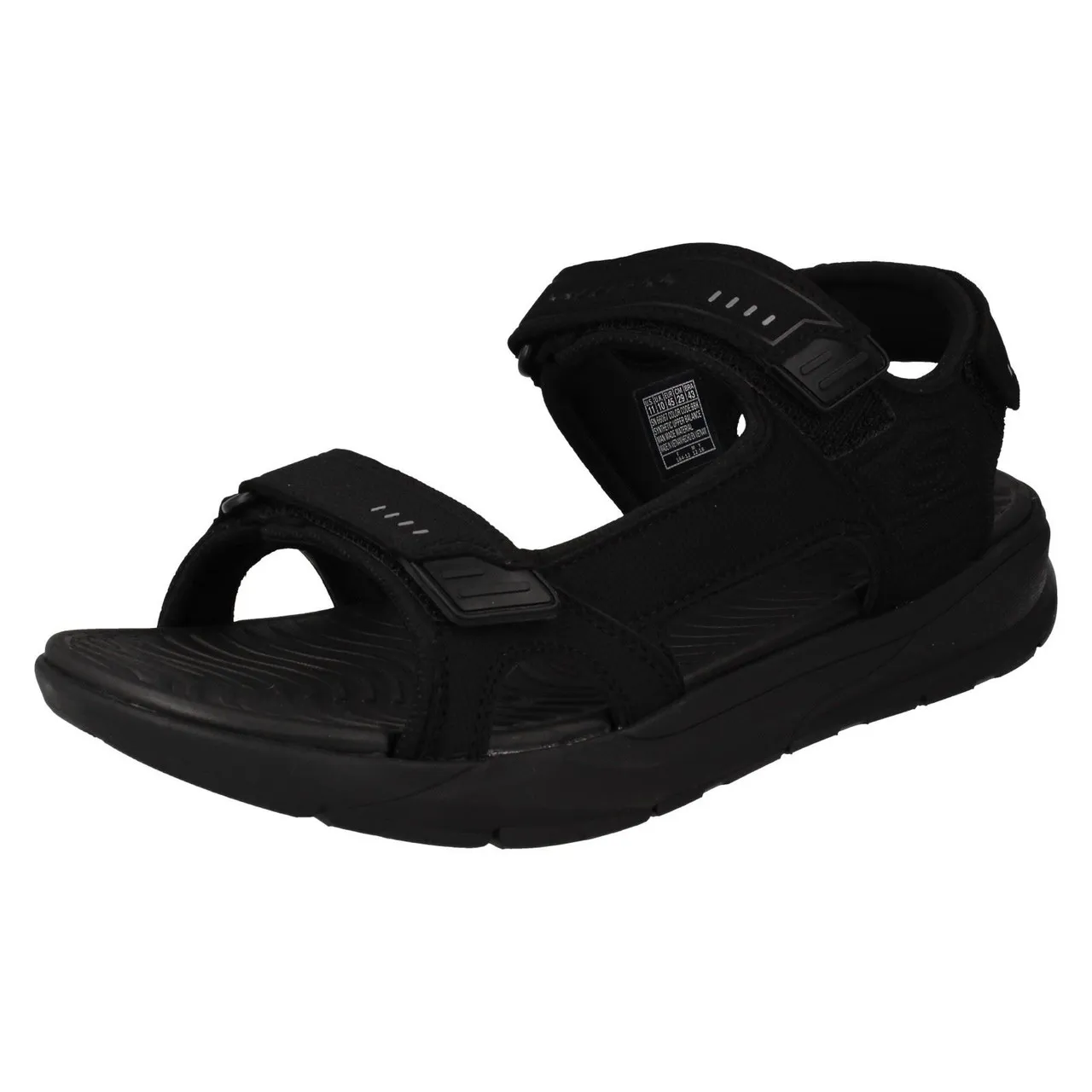 Mens Skechers Relaxed Fit Memory Foam Sandals Senco