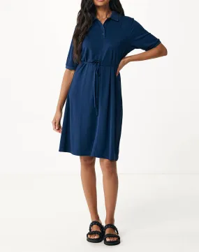 MEXX Polo dress with waistcord