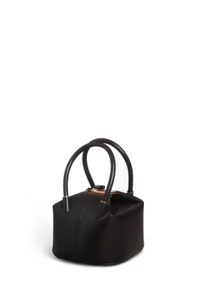 Mini Baez Bag in Black Nappa Leather