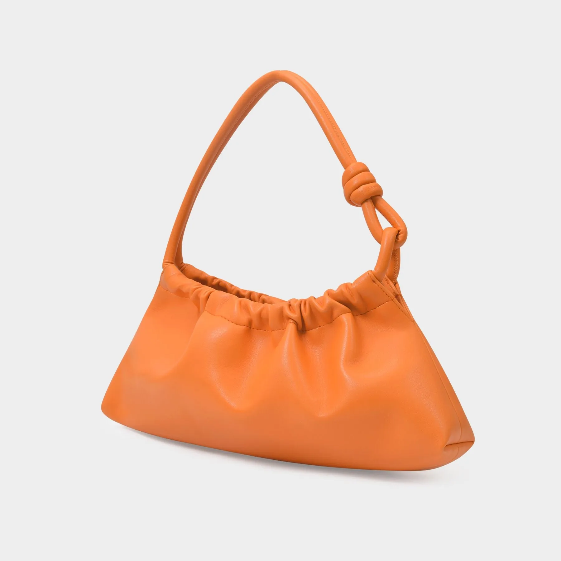 Nanushka  Valerie Bag in Orange Vegan Leather