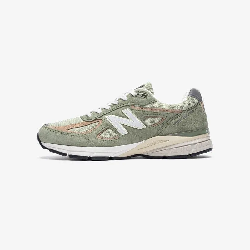 New Balance 990v4 MiUSA - Teddy Saints Olive Incense