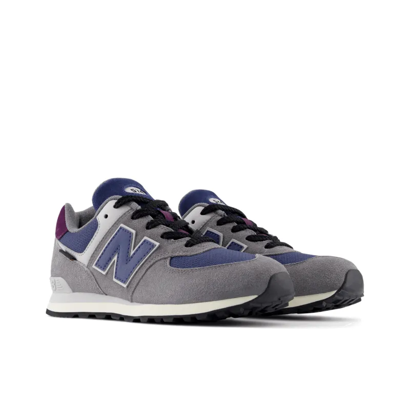 New Balance Youth 574 Running Shoe - GC574KGN (Wide)