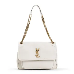 NIKI CREAM-COLOURED MEDIUM BAG