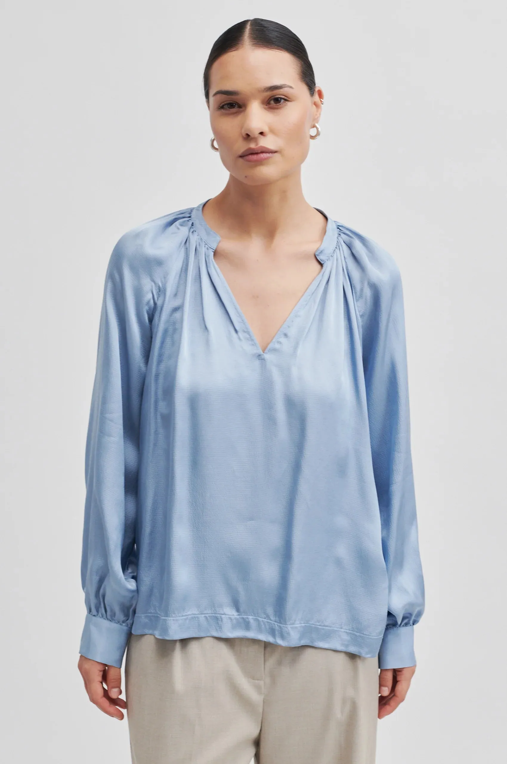 Noma Tunic Blouse Ashley Blue