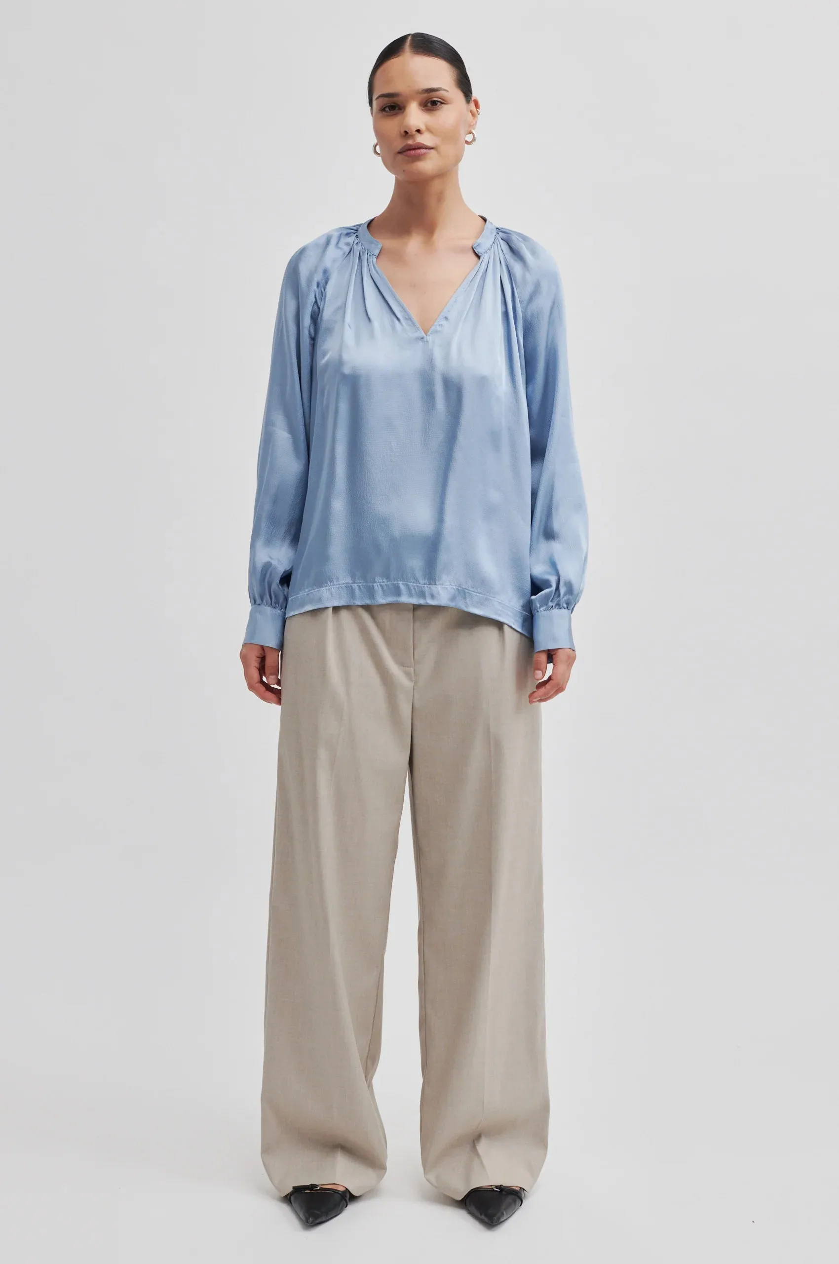 Noma Tunic Blouse Ashley Blue