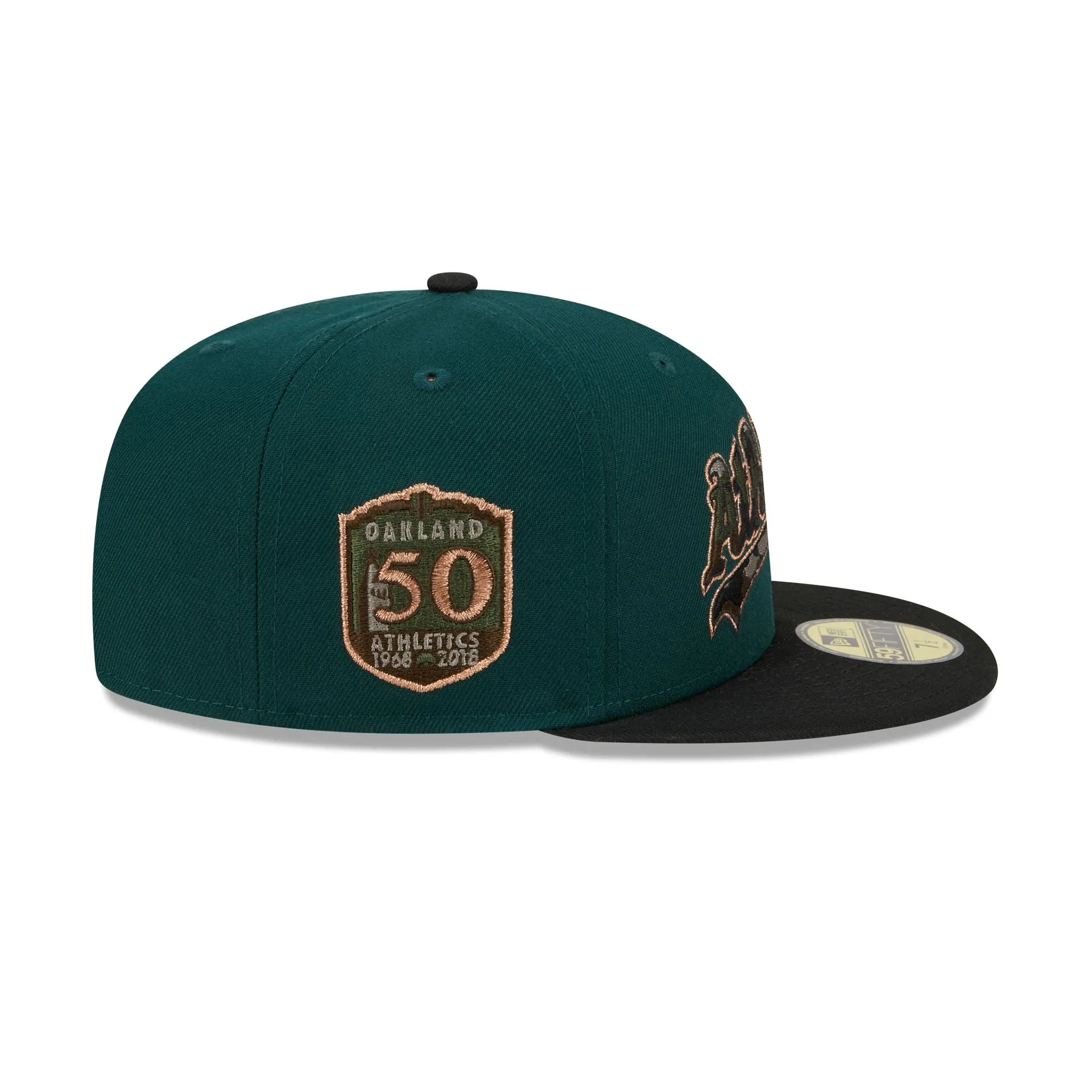 Oakland Athletics Camo Fill 59FIFTY Fitted Hat