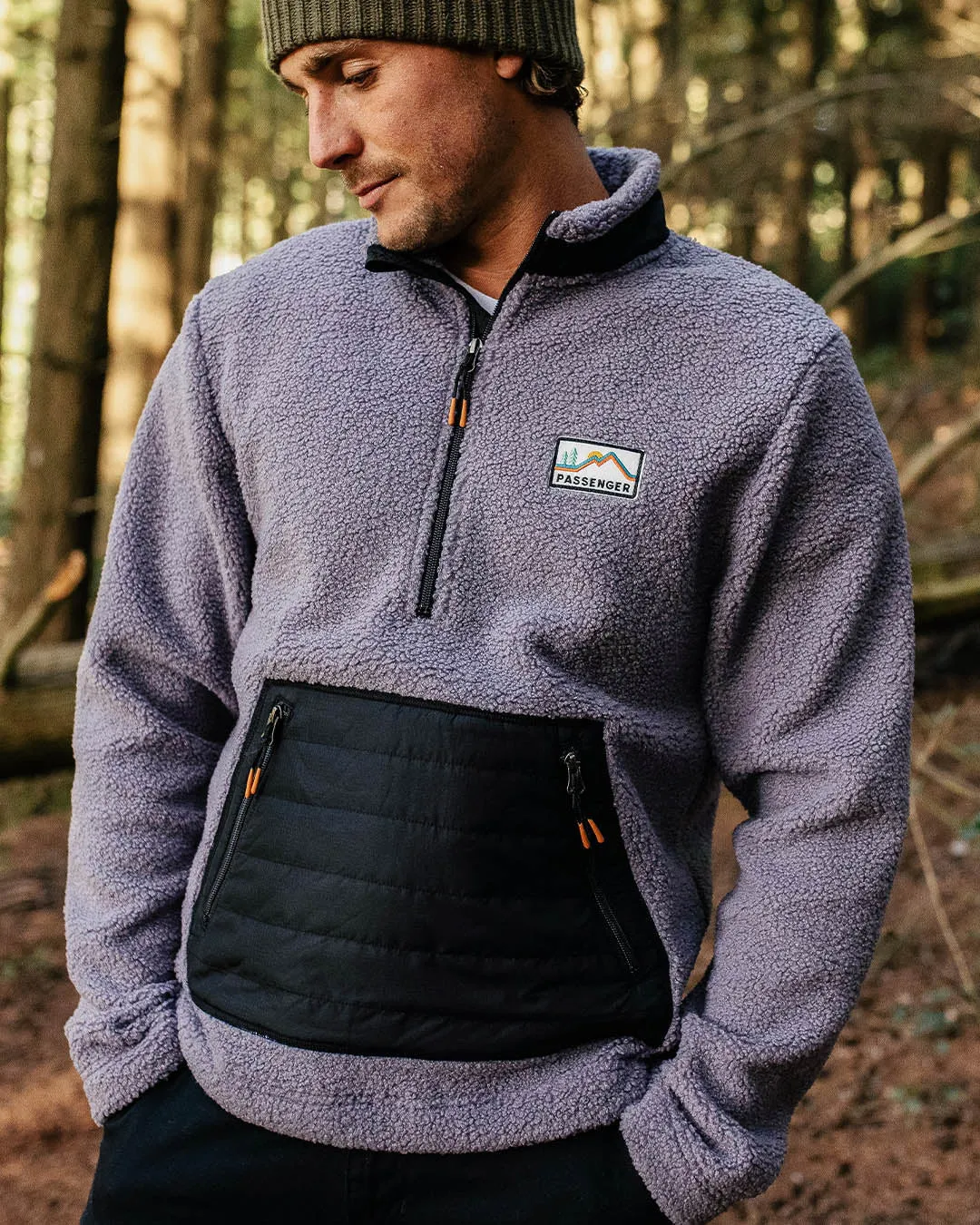 Oceanside Recycled Polar-Lined Sherpa Fleece