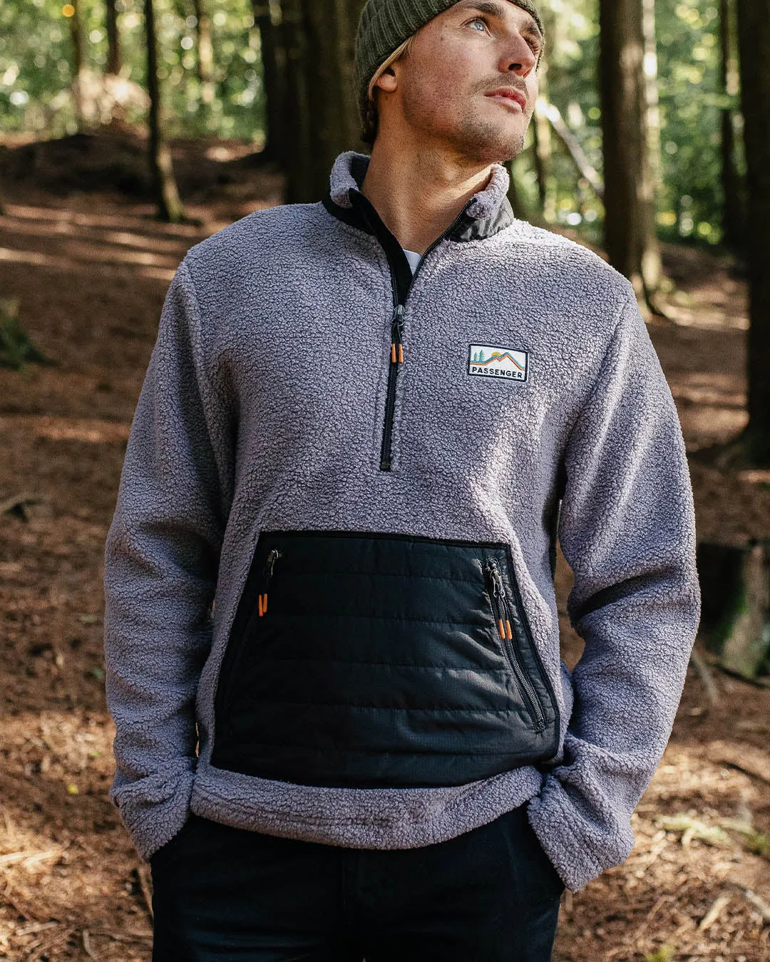 Oceanside Recycled Polar-Lined Sherpa Fleece