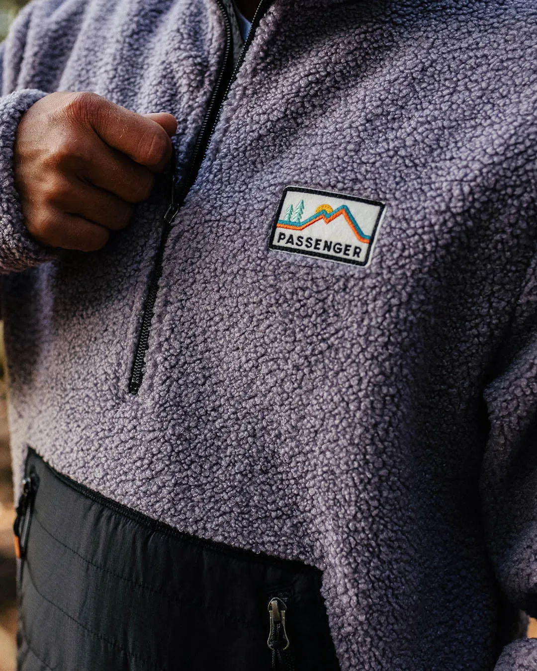 Oceanside Recycled Polar-Lined Sherpa Fleece