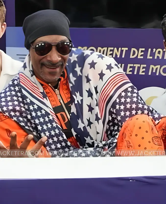 Olympics 2024 Snoop Dogg Orange Tracksuit