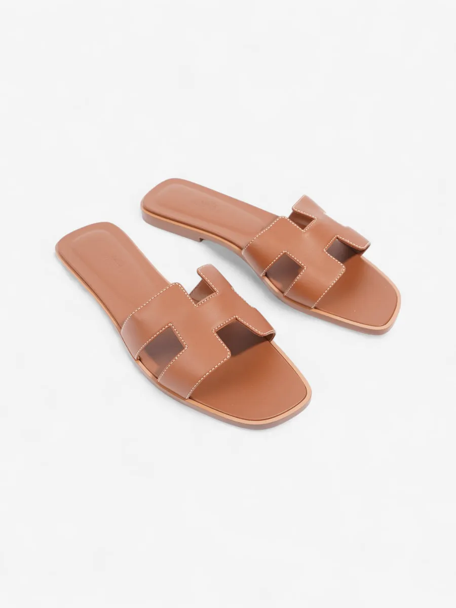 Oran Sandals Brown Leather EU 40 UK 7