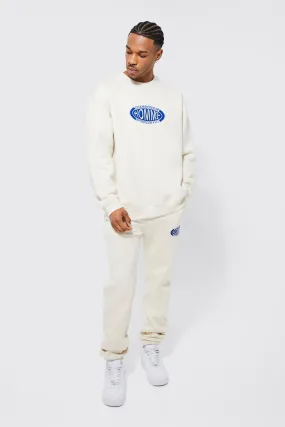 Oversized Homme Sweatshirt Tracksuit | boohooMAN UK