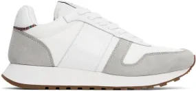 Paul Smith White & Grey Eighties Sneakers