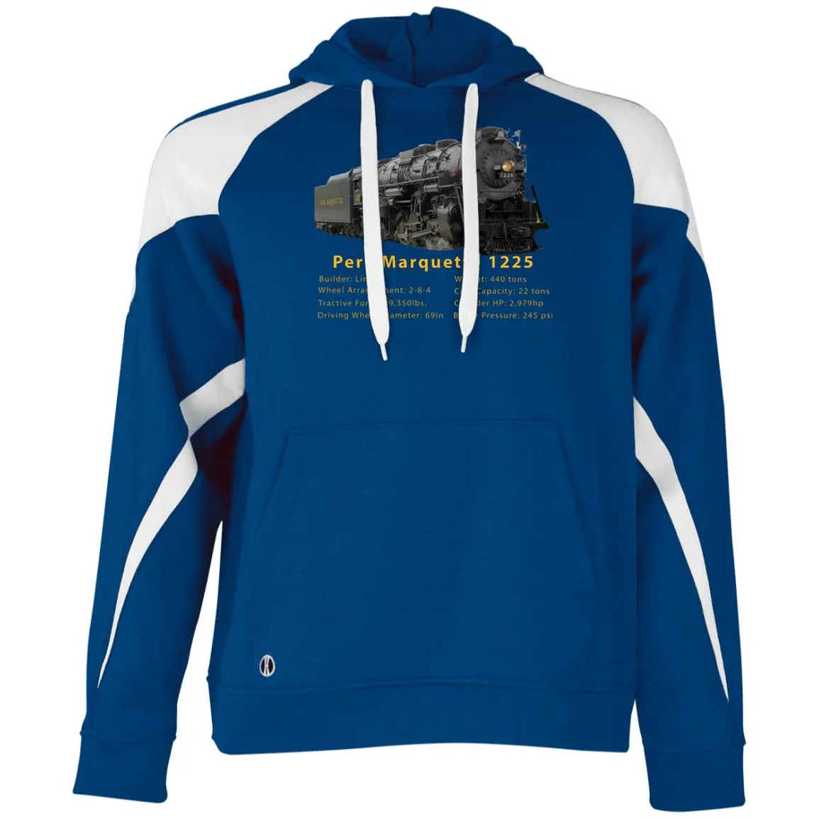 Pere Marquette 1225 Athletic Colorblock Fleece Hoodie