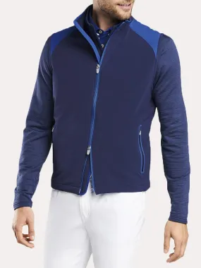     PETER MILLAR  Zepher Light Woven Full Zip Vest    