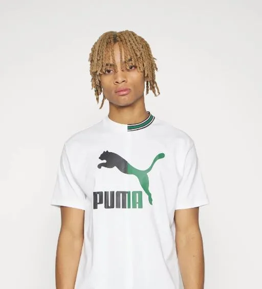 PUMA - Men - Classics Remaster Tee - White/Green