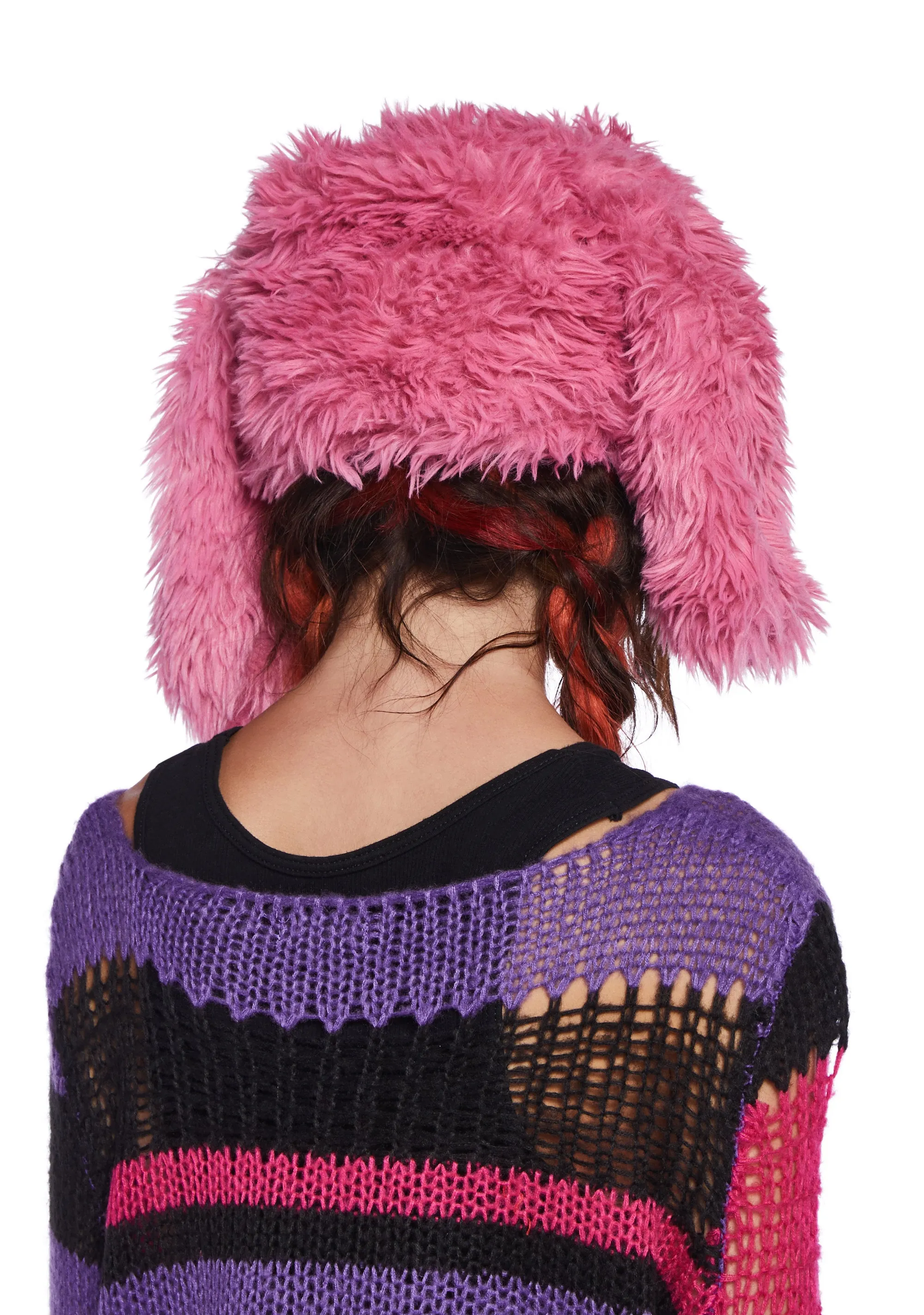 Punk Cutie Rabbit Hat - Pink-