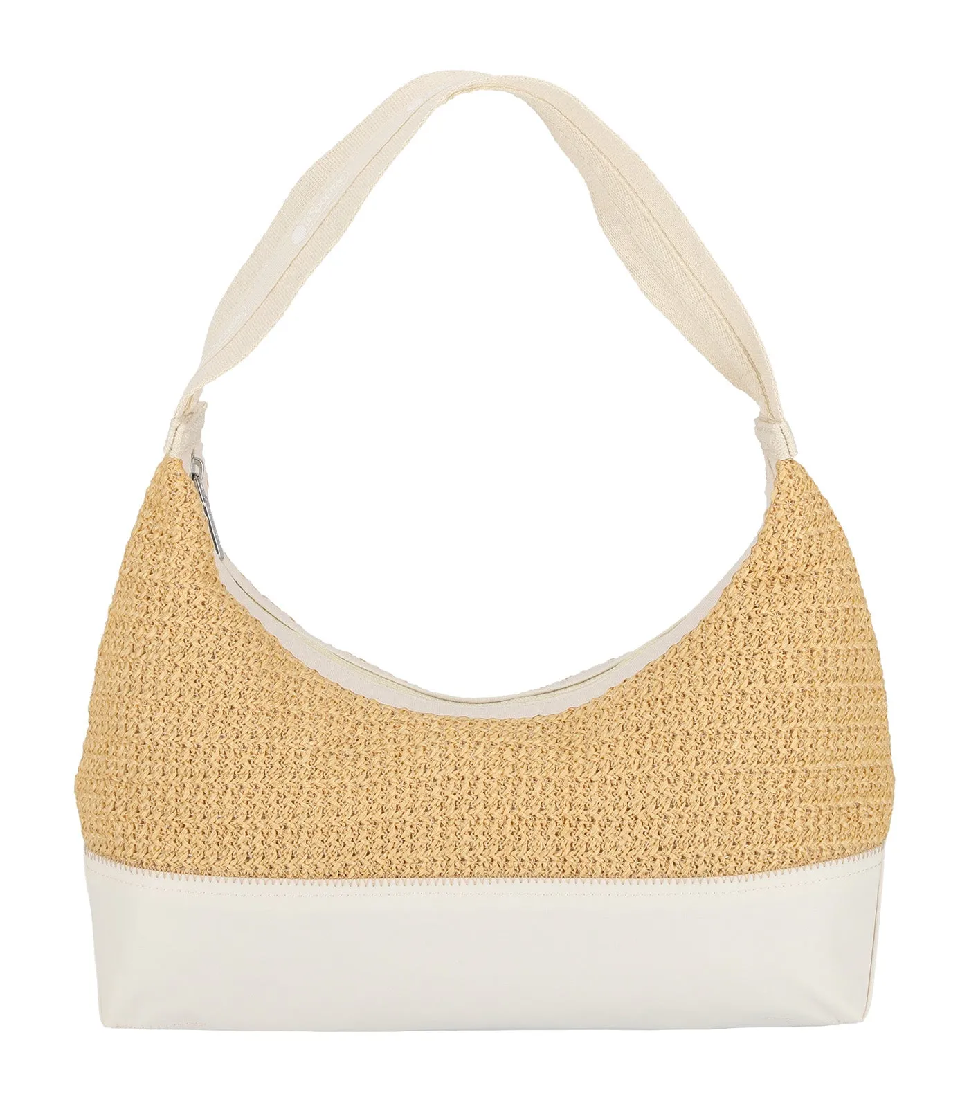 Raffia Shoulder Bag Meringue Raffia