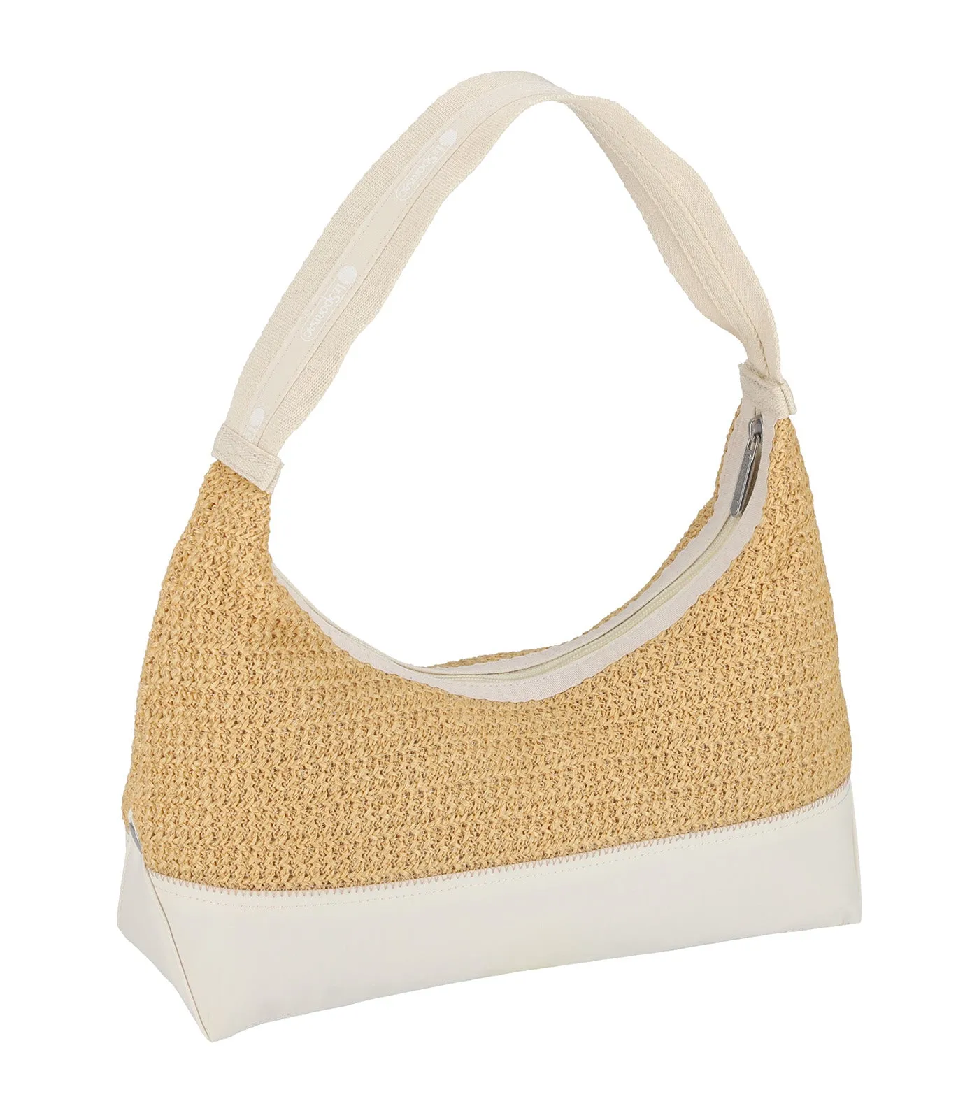 Raffia Shoulder Bag Meringue Raffia