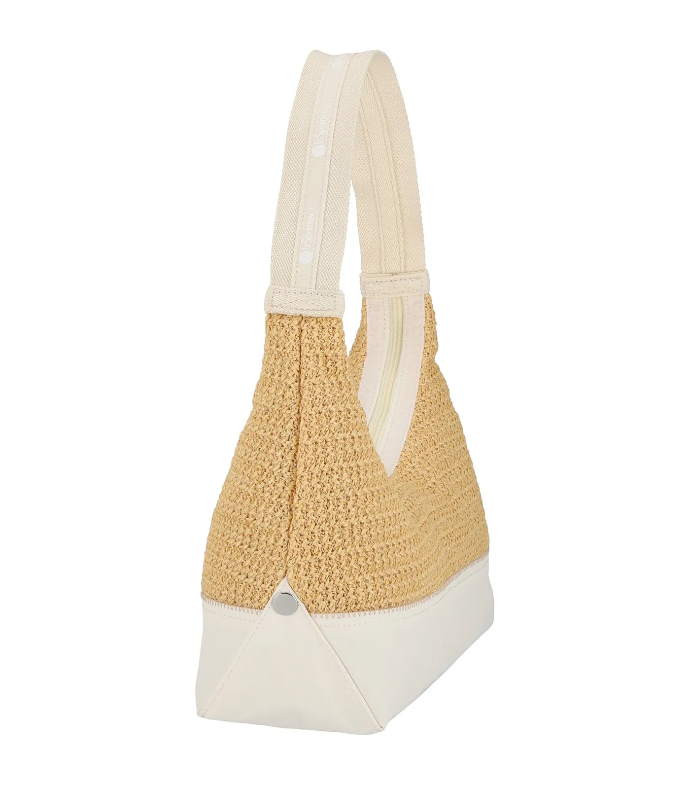 Raffia Shoulder Bag Meringue Raffia