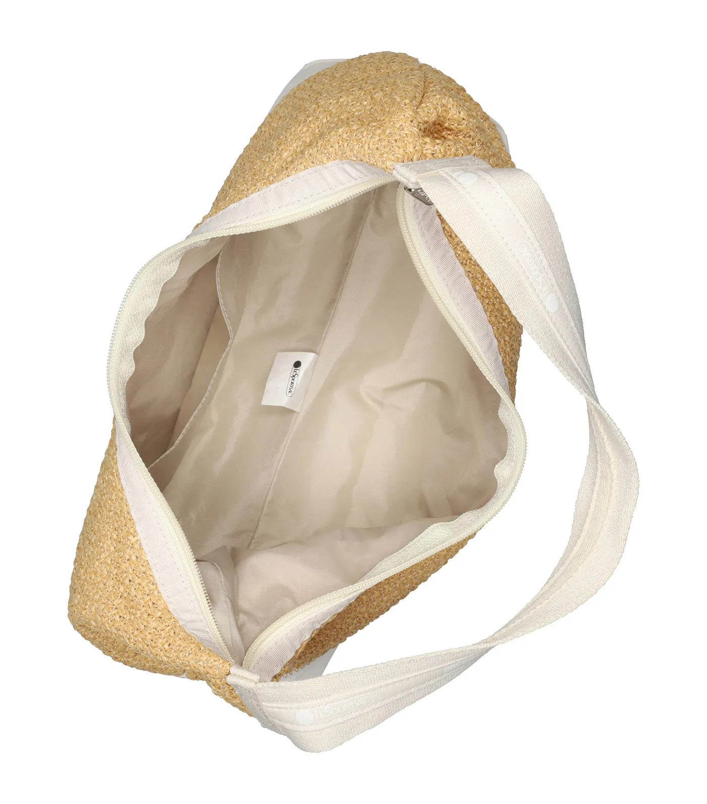 Raffia Shoulder Bag Meringue Raffia