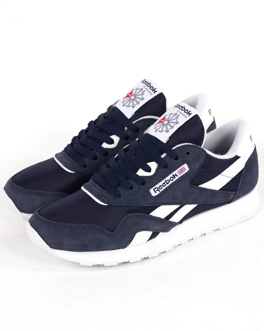 Reebok Classic Nylon Trainers Vector Navy/Cloud White