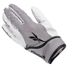 Reebok VR6000-CL Baseball Batting Gloves (White/Grey)